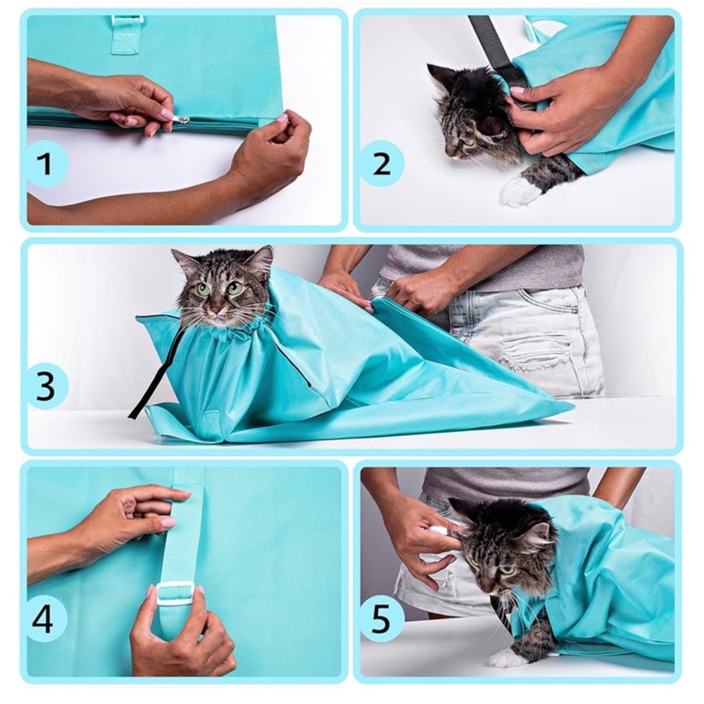 PurrFect Pouch The Original AS SEEN ON TV. Comfy Soothing Cat Carrier - Picture 5 of 15